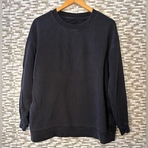lululemon athletica Black Crewneck Sweater